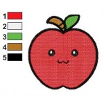 Free Apple 02 Embroidery Designs